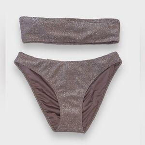 Aeropostale NWT Size Large Metallic Bikini